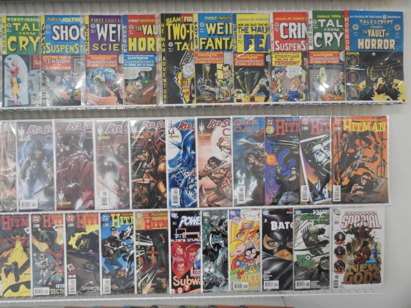 Huge Lot 160+ Comics W/ EC Classics, Red Sonja, Hitman+ Avg VF+ Condition!