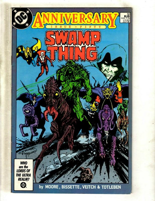 Swamp Thing # 50 VF DC Comic Book Justice League Dark Deadman Horror J371