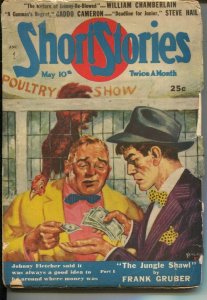 Short Stories 5/10/1948-Johnny Fletcher mystery-Frank Gruber-Kuhlhoff-VG-