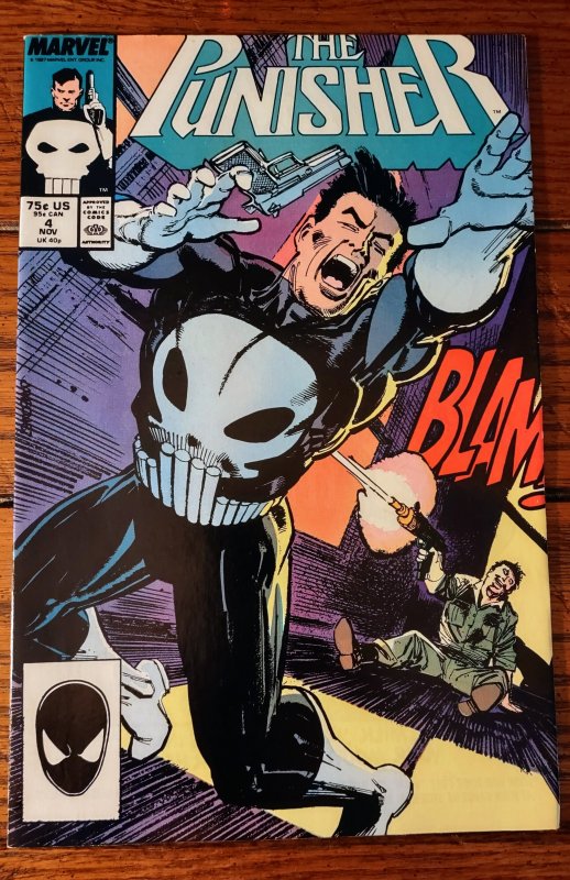 The Punisher #4 (1987) VF+ 8.5 Copper Age 1st Appearance Of Microchip