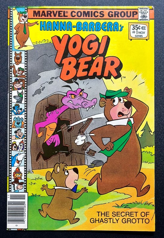 Yogi Bear #1 [Lot of 3 bks]  (1977) 1 App of Yogi in Marvel - Newsstand - VF