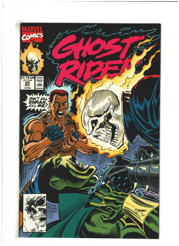 Ghost Rider #20 NM- 9.2 Marvel Comics 1991 