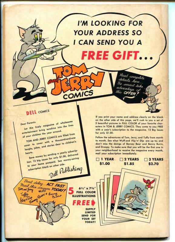 Tom & Jerry #71 1950-Dell-MGM Cartoons-Barney Bear-Benny Burro-Tuffy-VG+