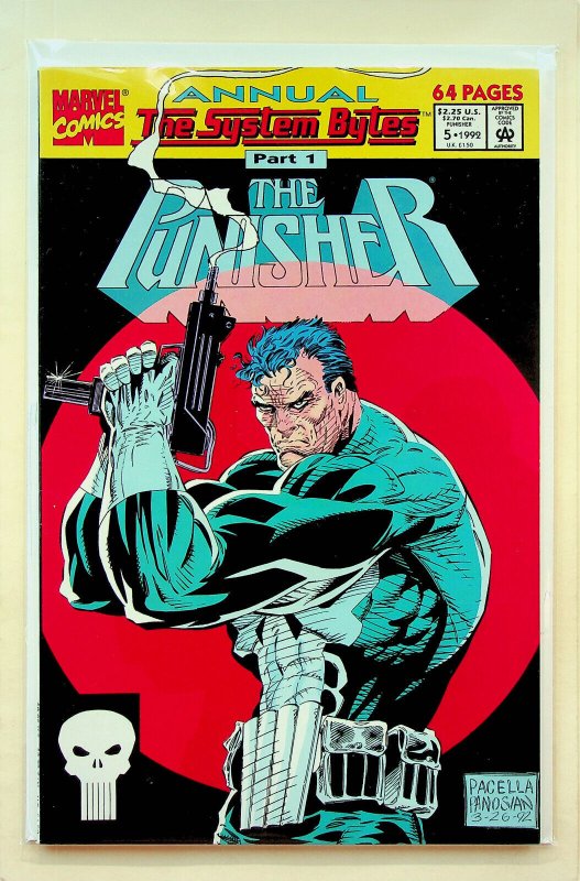 Punisher Annual #1, 3, 5, 6 (Aug 1988-1993, Marvel) - Near Mint - 4 Issues