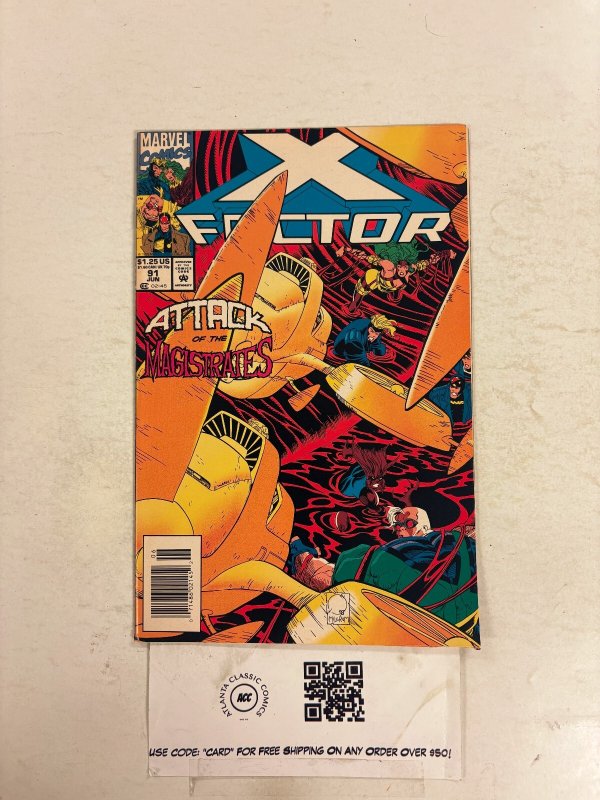 X-Factor #91 NM Marvel comic Books Havok Polaris Madrox Wolfsbane 19 HH108