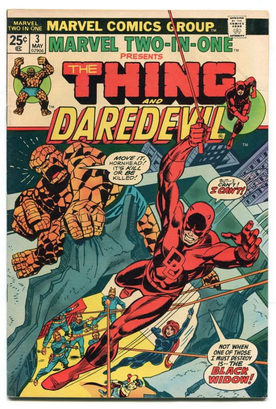 Marvel Two-In-One 3 VF 8.0 Daredevil Marvel 1974