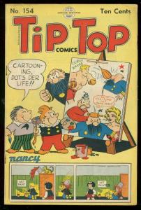 TIP TOP COMICS #154 1949-LI'L ABNER-CURLY KAYOE-FRITZI FN