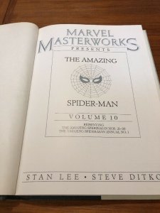 Marvel Masterworks 10 Amazing Spider-man 21-30 Some Marks On Dust Jacket