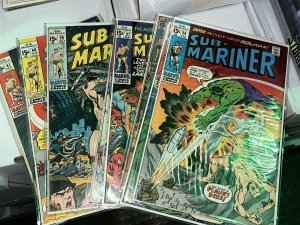 Sub-Mariner (1968) Lot - Complete Series Set w/#’s 1-72, Has 5 34 35 50, Clean