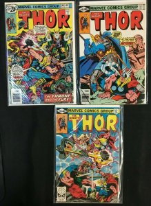 THE MIGHTY THOR #249,292,296 8.0 