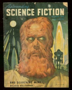 ASTOUNDING SCIENCE-FICTION MARCH '48-L RON HUBBARD-PULP VG