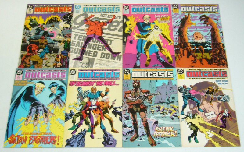 Outcasts #1-12 VF/NM complete series - alan grant - john wagner - euthanasia set