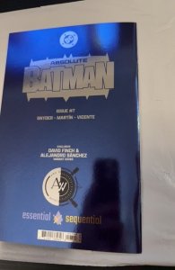 ABSOLUTE BATMAN #7 DAVID FINCH EXCLUSIVE Foil