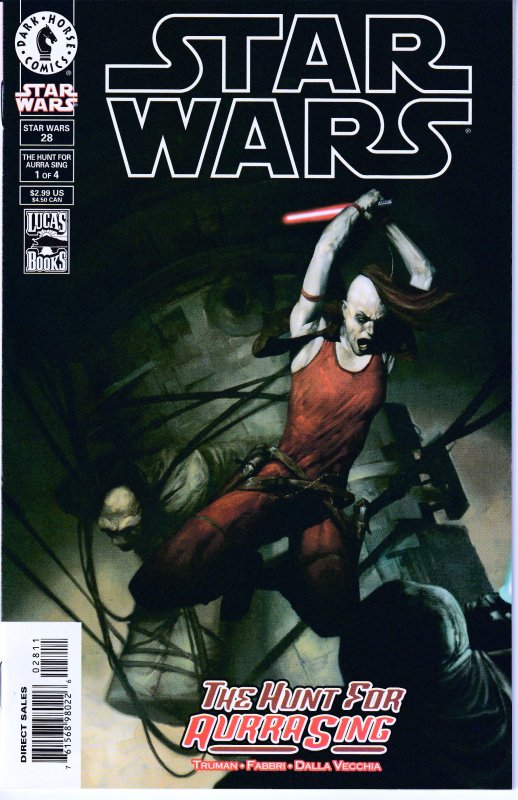 Star Wars - Republic # 28,29,30,31 The Hunt for Aurra Sing