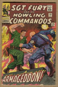 Sgt. Fury  #29 - Armageddon! -1966 (Grade 5.5/6.0) WH