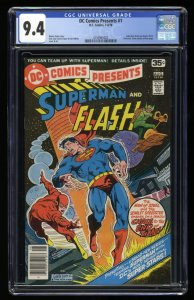 DC Comics Presents (1978) #1 CGC NM 9.4 Superman! Flash! Professor Zoom cameo!