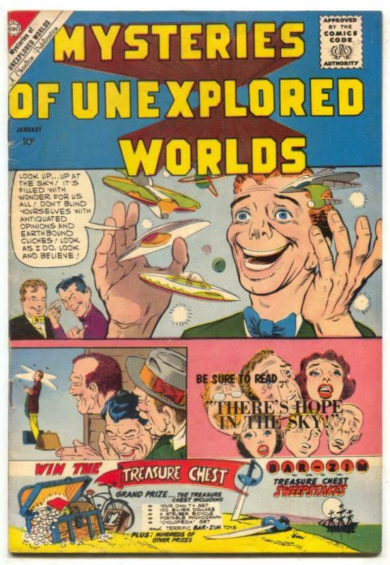 Mysteries Of Unexplored Worlds #22 1960- DITKO cover VG/F