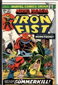 Marvel Premiere #24 (1975) Iron Fist [Key Issue]