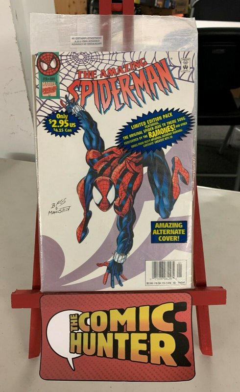 The Amazing Spider-Man #408 Exclusive Variant with Ramones Cassette 9.0 SEALED 