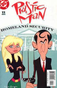 Plastic Man (4th Series) #11 VF ; DC | Grant Wood's American Gothic Tribute