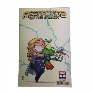Asgardians of the Galaxy #1 Skottie Young Cover Angela Valkyrie Bunn 2018