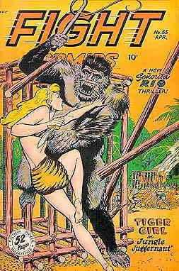 Fight Comics #55 POOR ; Fiction House | low grade comic April 1948 Tiger Girl