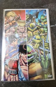 Teenage Mutant Ninja Turtles vs. Street Fighter #1 Cover O (2023) VIRGIN W/COA