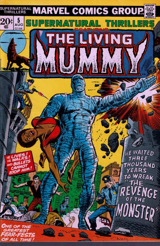 Supernatural Thrillers #5 - 1st Living Mummy - 1973