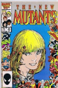 New Mutants #45 ORIGINAL Vintage 1986 Marvel Comics 25th Anniversary