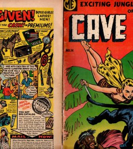 Cave Girl #14 - Last Issue - Bob Powell - Jungle Girl - 1954 - VG 