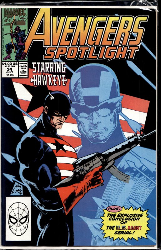 Avengers Spotlight #34 (1990) U.S.Agent