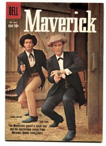 Maverick #7 1958-Dell James Garner-Jack Kelly-TV photo cover VF+