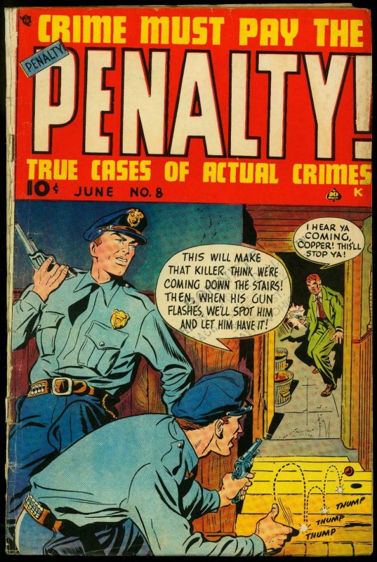 Crime Must Pay the Penalty #8 1949- Transvestism- Golden Age VG