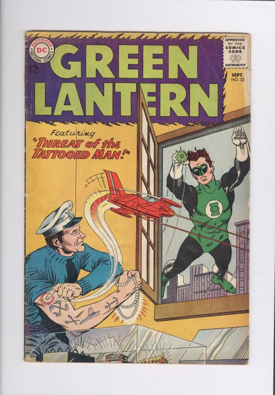 Green Lantern # 23  Very Good Plus (VG+) (1963) DC  Early Silver Age