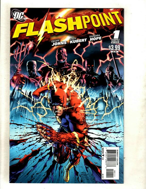 Flashpoint Complete DC Comics LTD Series # 1 2 3 4 5 NM 1st Prints Flash GK5