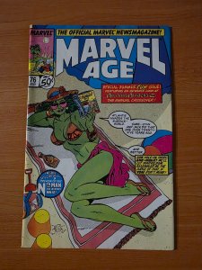 Marvel Age #76 ~ NEAR MINT NM ~ 1989 Marvel Comics