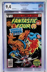 Fantastic Four #211 (1979) [Key Issue] CGC 9.4