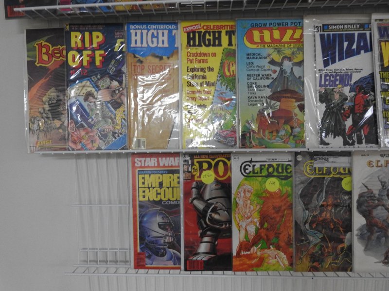 Huge Lot Various Mags W/ Conan, Eerie, Epic, Elfquest+ Avg Fine+ Condition!