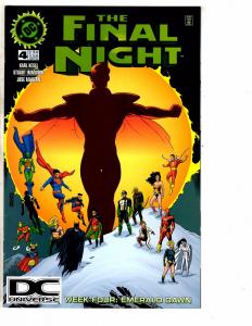 The Final Night DC Comics Complete Ltd Series # 1 2 3 4 Batman Flash Arrow J220