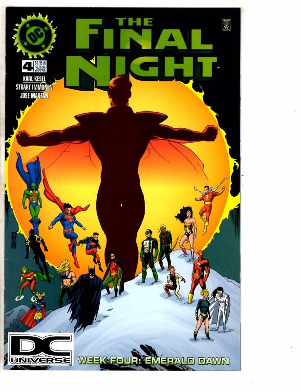 The Final Night DC Comics Complete Ltd Series # 1 2 3 4 Batman Flash Arrow J220