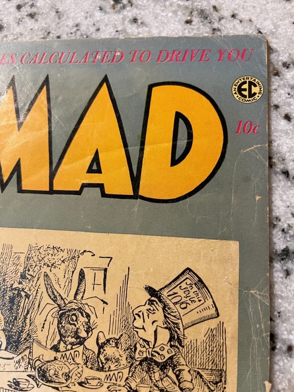 MAD # 15 GD/VG Golden Age EC Comic Book Magazine Pre-Code Humor 4 J877