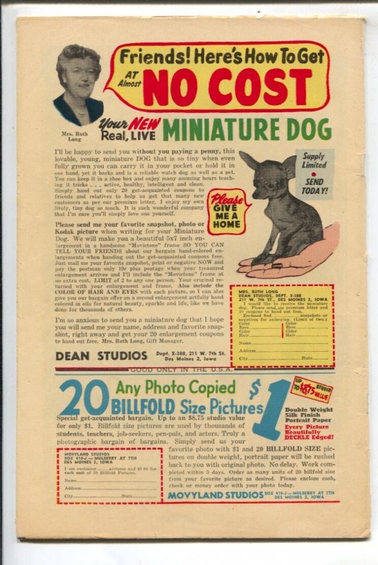 John Wayne Adventure #30  1955 - Toby  -FN+ - Comic Book