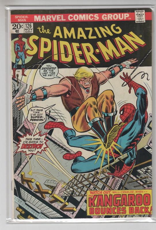 AMAZING SPIDER-MAN (1963 MARVEL) #126 FN+ A15028