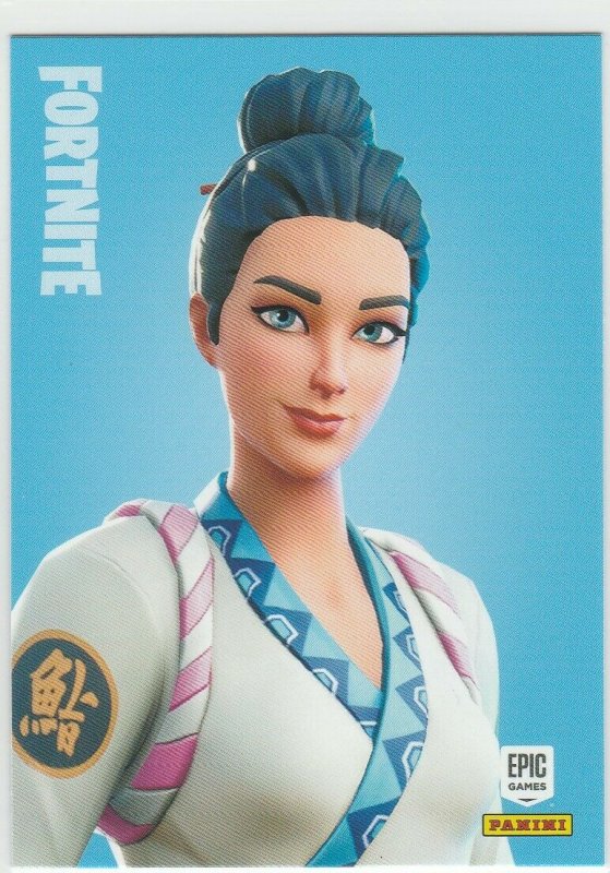 Fortnite Maki Master 178 Rare Outfit Panini 2019 trading card series 1