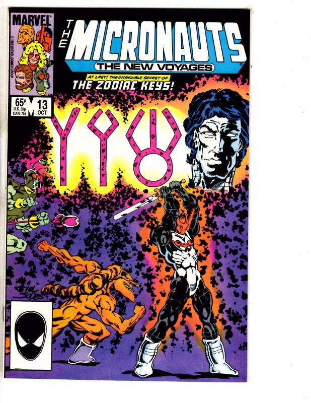 Lot Of 10 Micronauts Marvel Comic Books # 1 2 3 4 5 13 14 15 16 17 GM8
