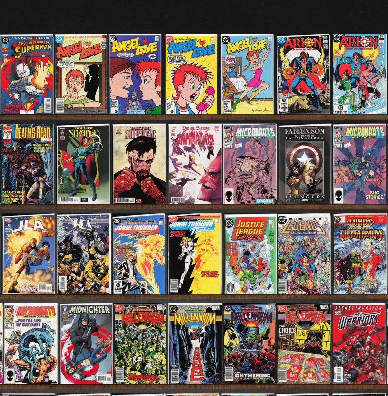 Huge Lot 150+ Comics with The Omega Men, Iron Man, Spanner'S Galaxy & More!