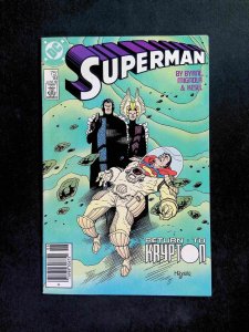 Superman #18 2nd Series DC Comics 1988 VF- Newsstand