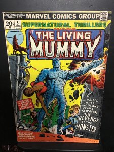 Supernatural Thrillers #5 (1973) mid-grade 1st Mummy appearance Bronze Age VG/FN