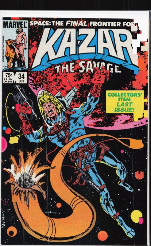 Ka-Zar the Savage #34 (1984) Ka-Zar