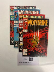 4 Wolverine Marvel Comic Books # 33 36 37 39 Avengers Defenders Iron Man 68 JS40